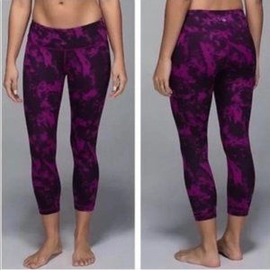 COPY - lululemon athletica Purple/Black Tye Dye Leggings Size 8